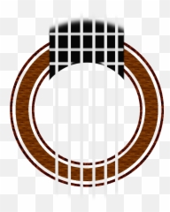 Classical Guitar Simple W O Sound Hole - Guitar Sound Hole Transparent Classic Guitar Logo Emoji,Rabbit Hole Emoji