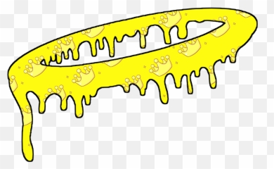Grime Crown Yellow Sticker - Horizontal Emoji,Cummies Emoji
