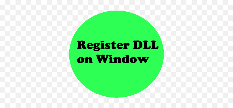 register dll files windows 7