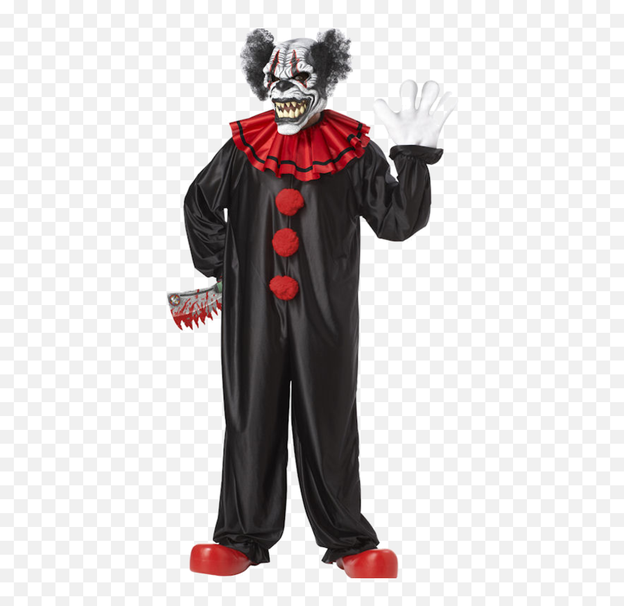 Download Png Halloween Costume - Transparent Creepy Clown Png Emoji,Emoticon Halloween Costumes