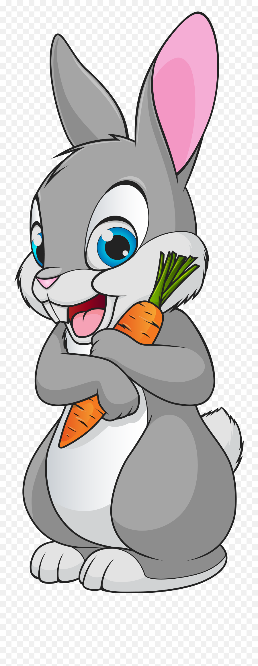 Bugs Bunny Rabbit Cartoon Clip Art - Transparent Rabbit Cartoon Png Emoji,Bdo Emoticons