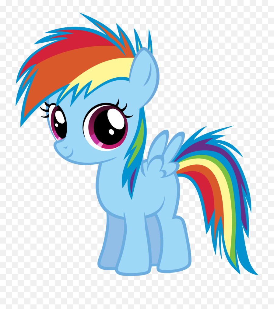 Friendship Is Magic - My Little Pony Little Rainbow Dash Emoji,My Little Pony Rainbow Dash Sunglasses Emoticons