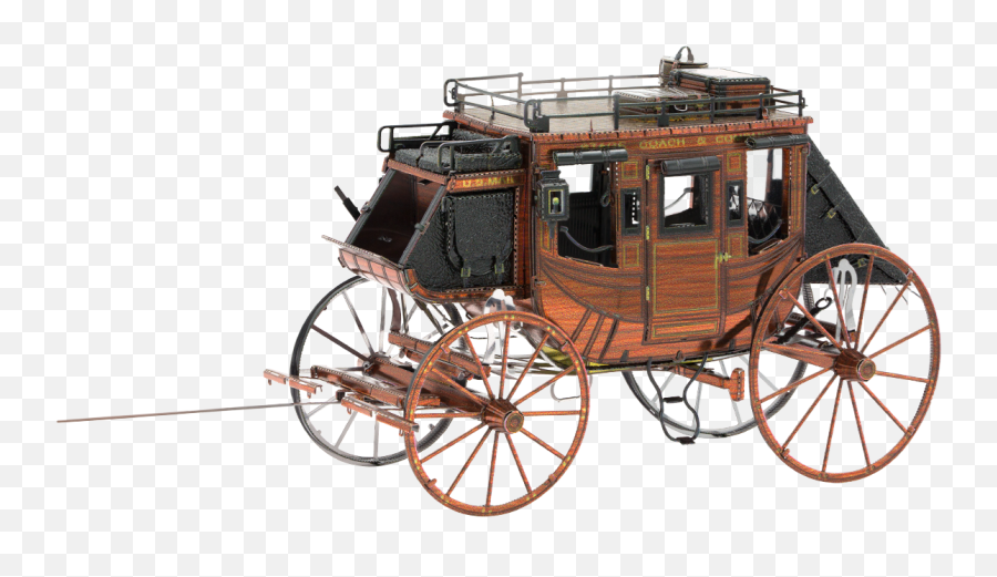 Metal Earth 3d Metal Earth Wild West Stagecoach - Metal Earth Wild West Emoji,Emotion Battleship