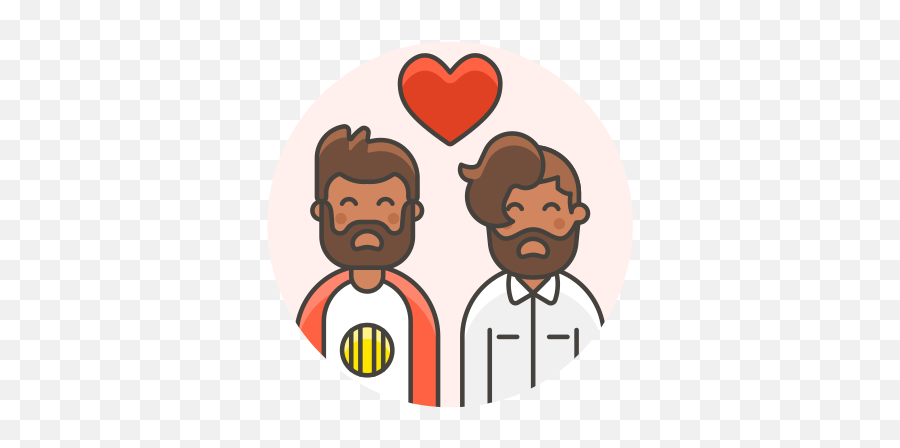 Couple Gay Love Free Icon Of Lgbt - Cartoon Gay Love Png Emoji,Free Gay Emoji