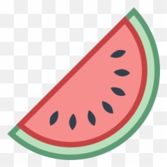Download Png Watermelon - Cartoon Watermelon Slice Emoji,Emojis Wathermelon Drawings