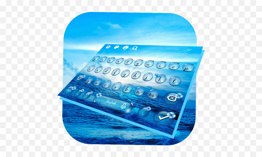 Blue Water Keyboard Theme - Apps En Google Play Vertical Emoji,Fondos De Pantalla De Emojis Con Frases