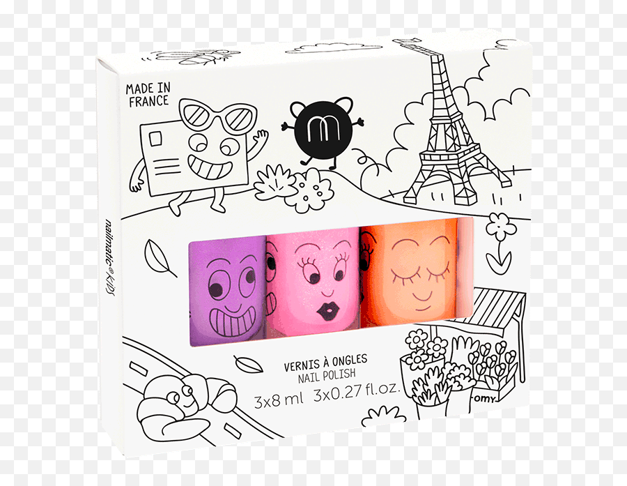 Nailmatic U2013 Boutique Leoludo - Coffret Nailmatic Emoji,Color Emotions Language Polish