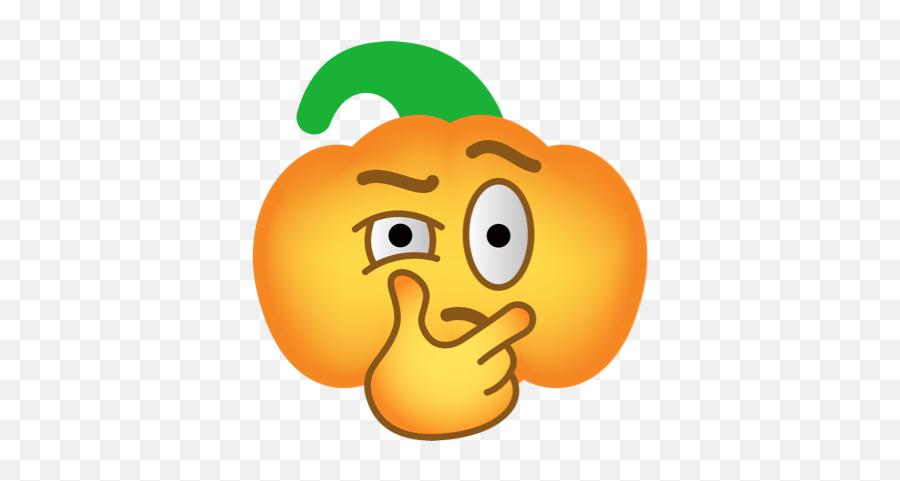 Pumpkin Halloween Emoji Sticker 4 By Mua Con - Happy,Emoji Costumes For Halloween