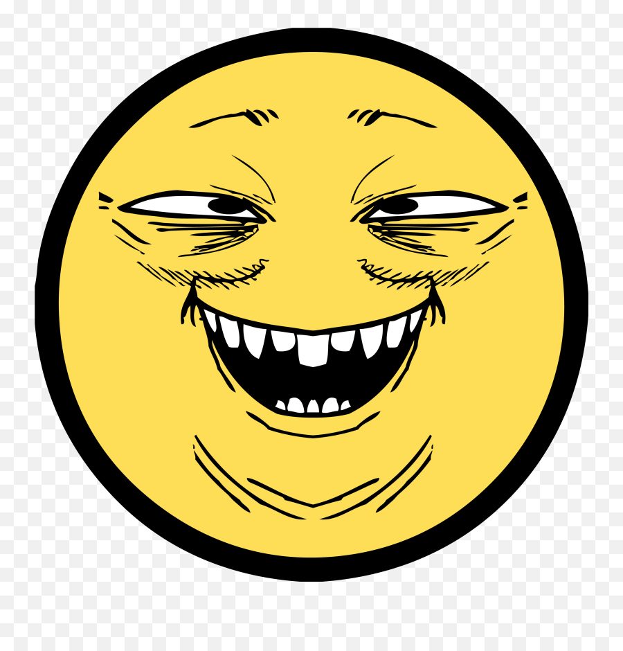 Troll Face Clipart - Troll Happy Face Emoji,Troll Face Emoji