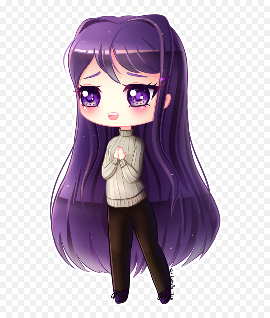 10000 Best Yuri Images On Pholder Ddlc Awwnime And Yurism - Transparent Png Ddlc Chibi Yuri Png Emoji,Makkachin Yuri On Ice Emoticon