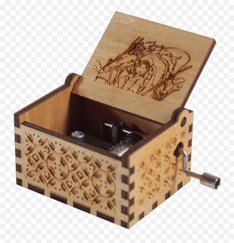 Premium Quality Spirited Away Wooden Music Box Special For - Cant Help Falling In Love Music Box Emoji,Emoticons Codes Totoro