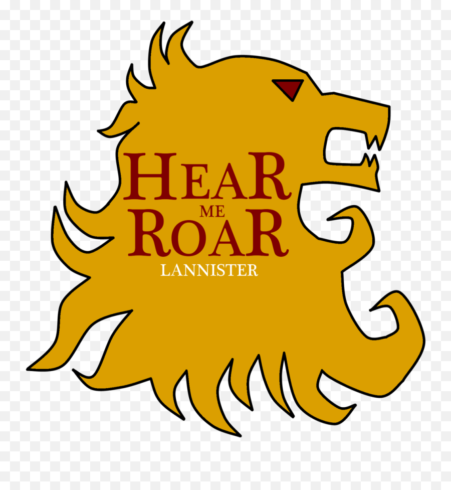 House Lannister Png Transparent Image - Game Of Thrones House Lannister Logo Emoji,Game Of Throne Emojis Free