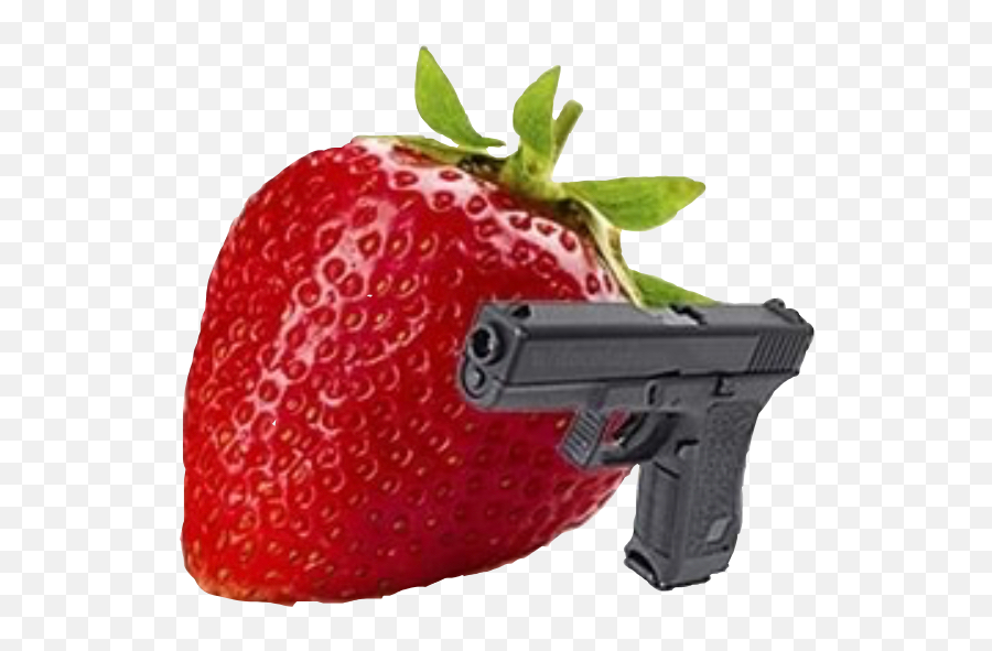 The Most Edited Robbery Picsart - Strawberry Png Emoji,Emoji Holding Gun To Head