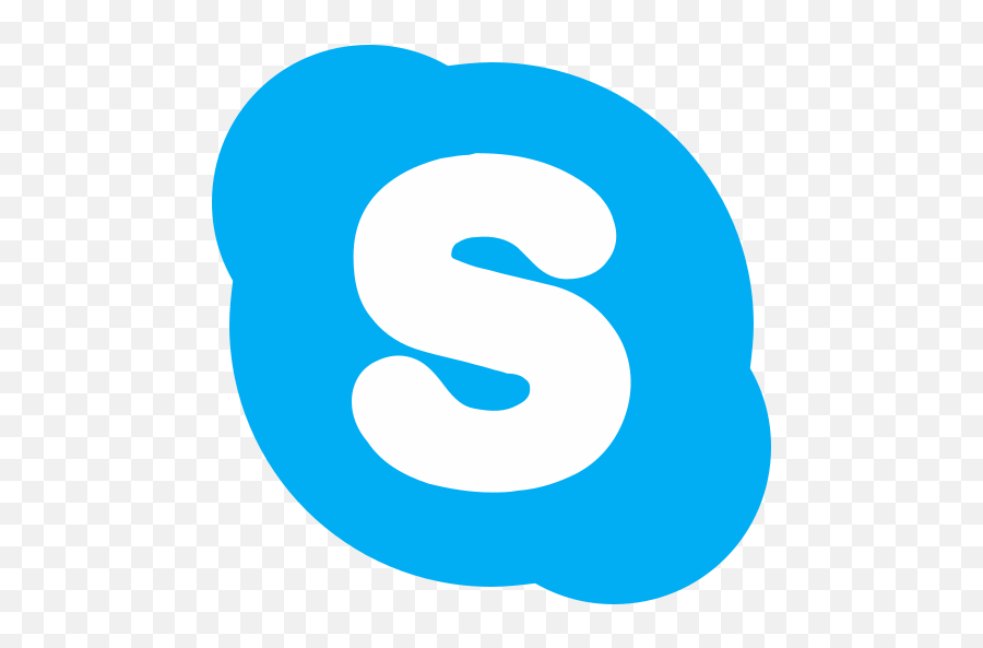 Social Skype Logo Free Icon Of Flat Social - Skype Icon Discord Emoji,Skype Emoticons Good Status
