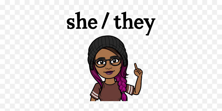 Theythemlesbian Hashtag On Twitter - Pronoun Bitmoji Emoji,Carmen Sandiego Emojis