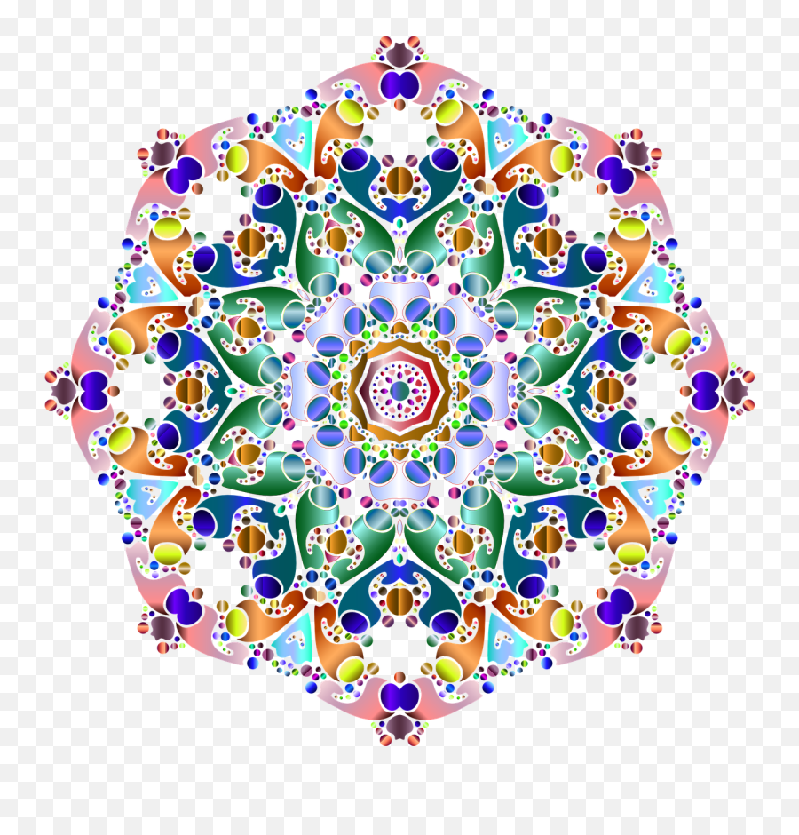 Mandala Wolf - Design For Tessellation Emoji,Mandala Expressive Arts Wise Mind Emotion