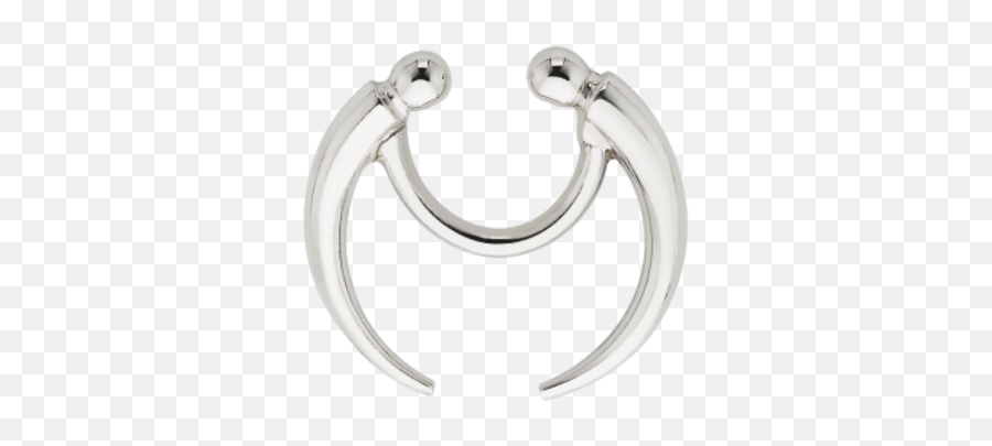 Crescent Septum Ring Meadowlark - Solid Emoji,Emotion Anine