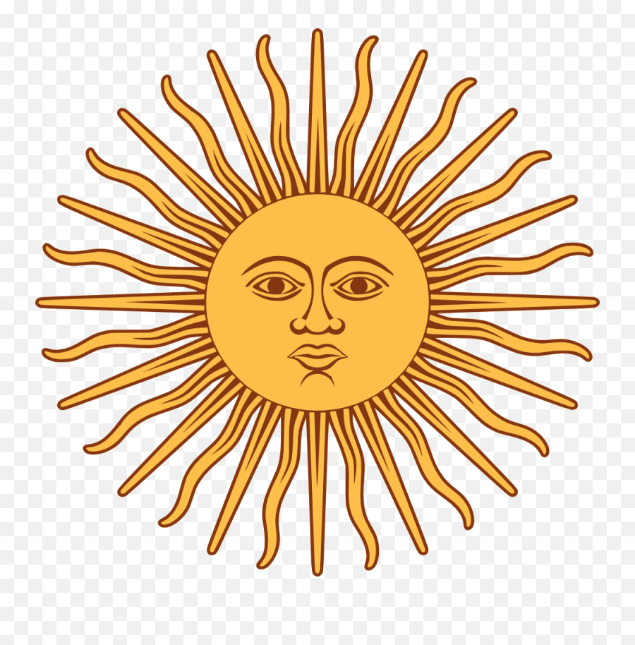 Emoticon Head Flower Png Clipart - Argentina Flag Sun Png Emoji,Flag Emoticon