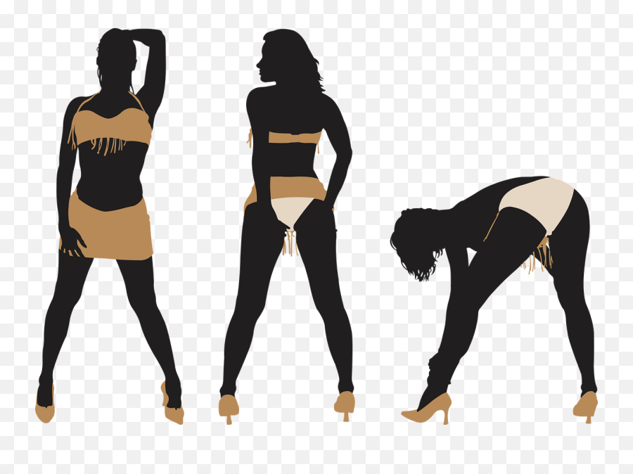 Female Sexy Girls Dancers Silhouette - Sexy People Emoji,Hot Girl Emoji Iphone Commercial