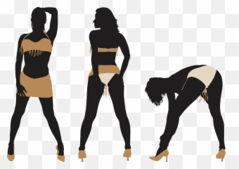 Female Sexy Girls Dancers Silhouette - Sexy People Emoji,Hot Girl Emoji Iphone Commercial
