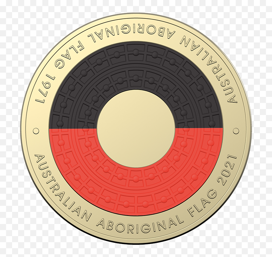 2021 50th Anniversary Of The Australian Aboriginal Flag Unc - Aboriginal Flag Coin Emoji,Congo Flag Emoji