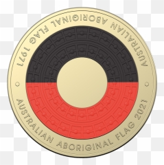 2021 50th Anniversary Of The Australian Aboriginal Flag Unc - Aboriginal Flag Coin Emoji,Congo Flag Emoji