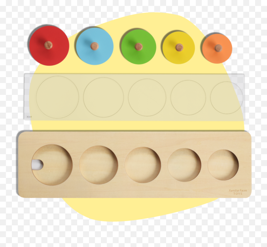 Mirror Peekaboo Knob Puzzle - Dot Emoji,World About Emotion Or Feeling Puzzles