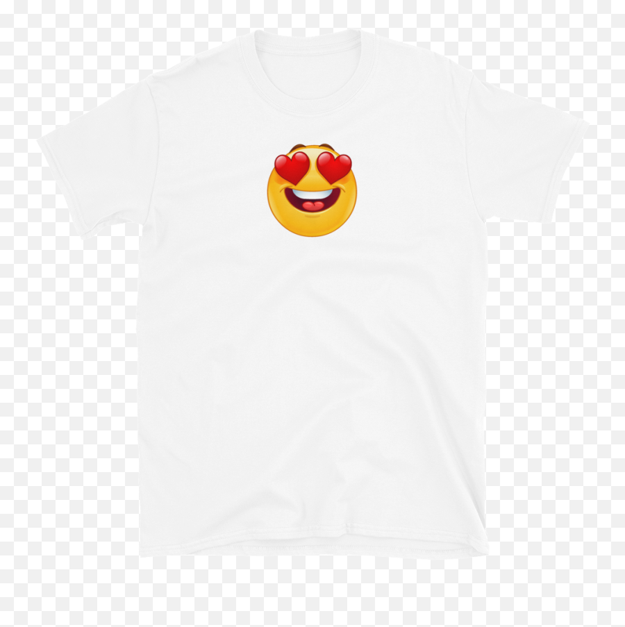 Heart Eyes Unisex T - Happy Emoji,Heart Eye Emoji Shirt