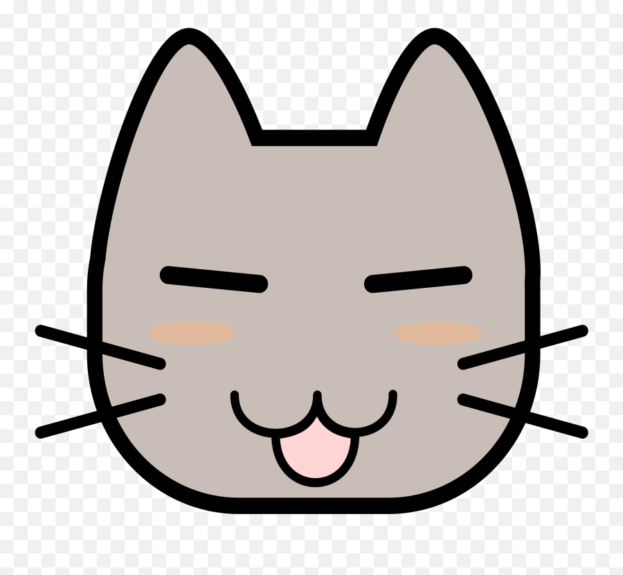 Clipart Clipart Cat Face - Cute Face Cartoon Png Download Cute Cat Face Cartoon Png Emoji,Cat Face Emoji