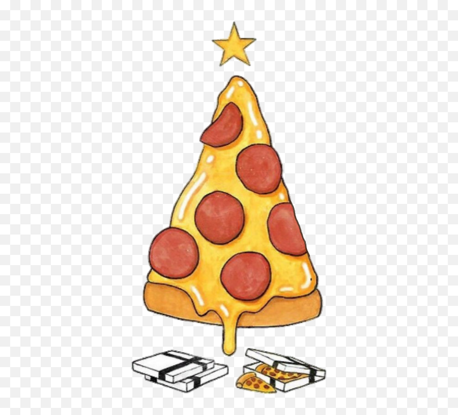 Download Hd Pizza Wallpaper Iphone 6 Transparent Png Image - Christmas Pizza Tree Cartoon Emoji,Iphone 6 Wallpaper Emotion