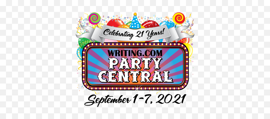 Writingcom Party Central 2021 - Writingcom Emoji,Flaunt Emoticon
