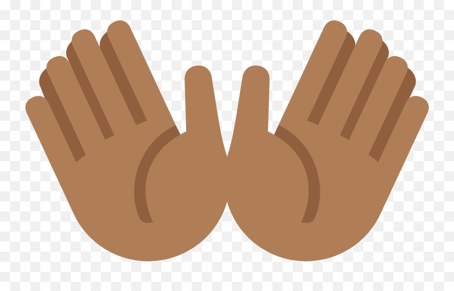 Open Hands Emoji Clipart Free Download Transparent Png - Open Hands Clipart,Hands Up Emoji