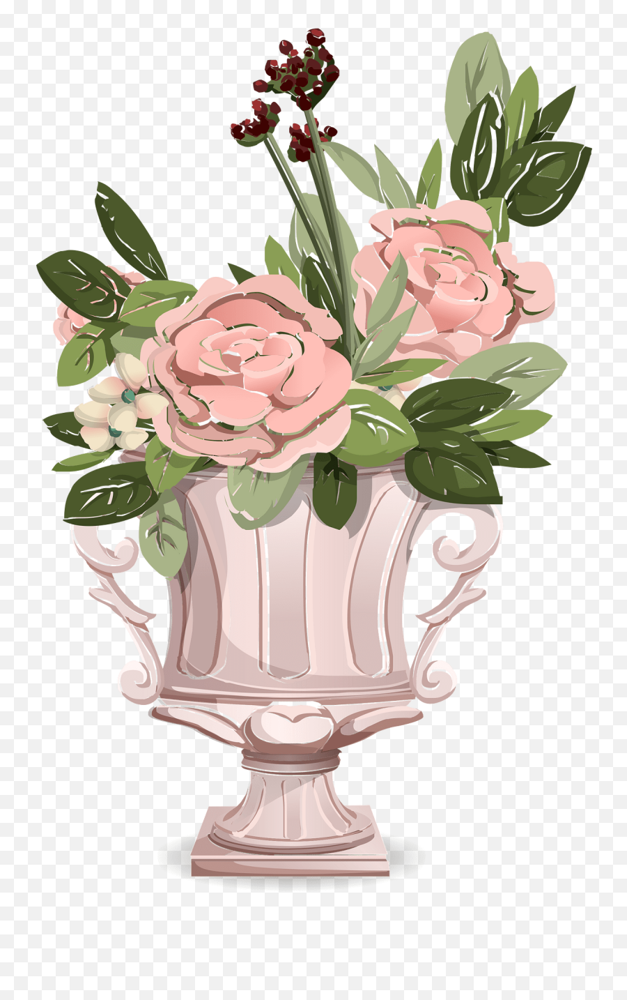 Decor Plants Clipart Free Download Transparent Png Creazilla Emoji,Rose In Pot Emoji