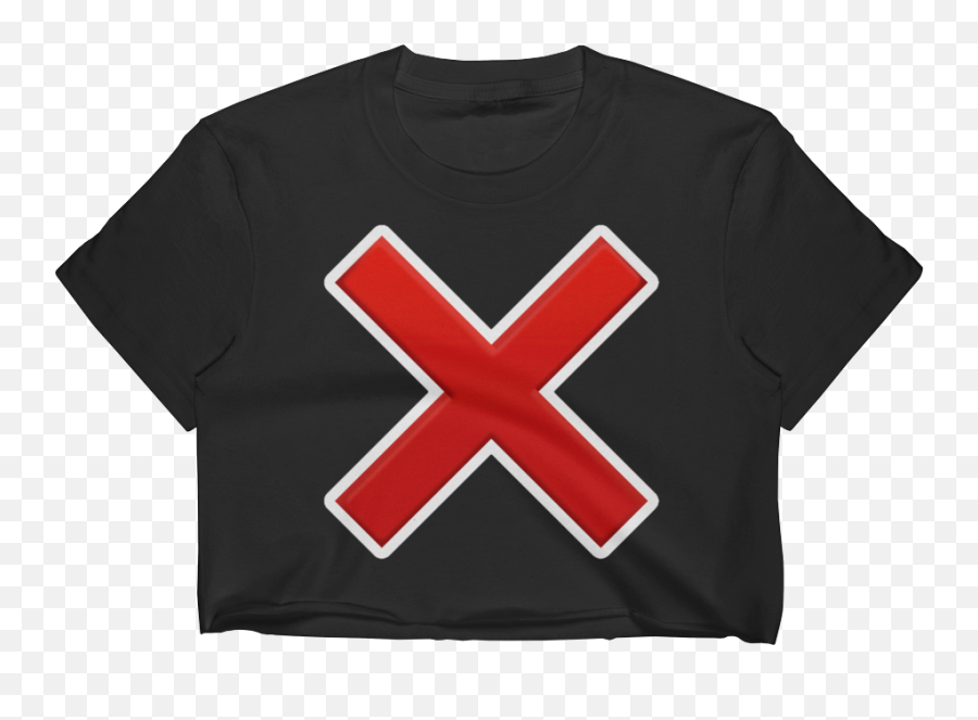 Emoji Crop Top T Shirt Full Size Png Download Seekpng,Red B And Red A Emojis\