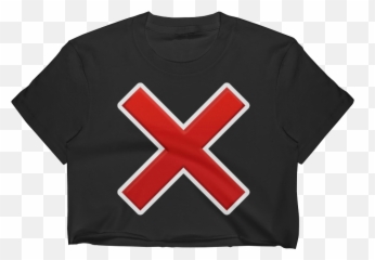 Emoji Crop Top T Shirt Full Size Png Download Seekpng,Red B And Red A Emojis\