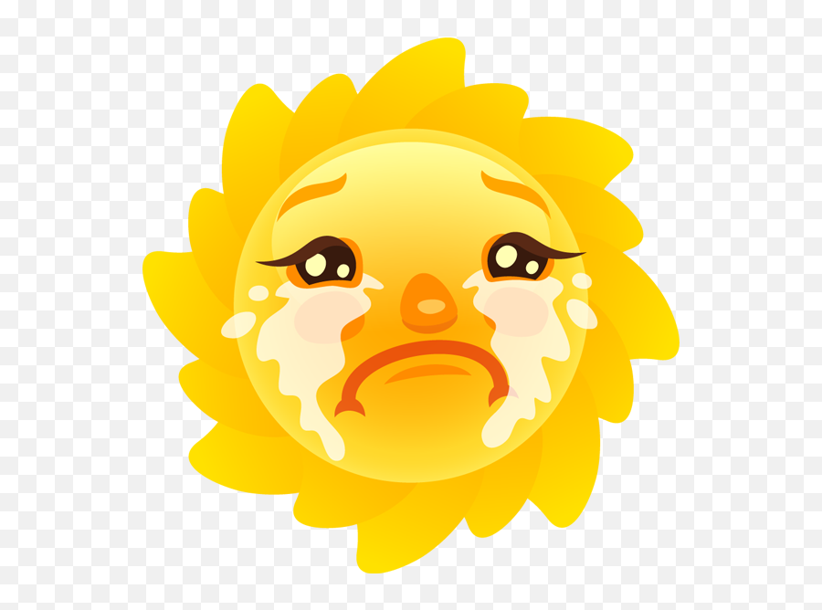 Telegram Sticker 8 From Collection Sun Emoji,Sun Kissed Emoticon