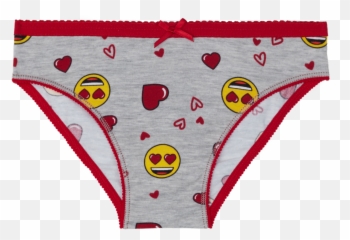 Love Emoji Briefs - For Teen,Panties Emoji