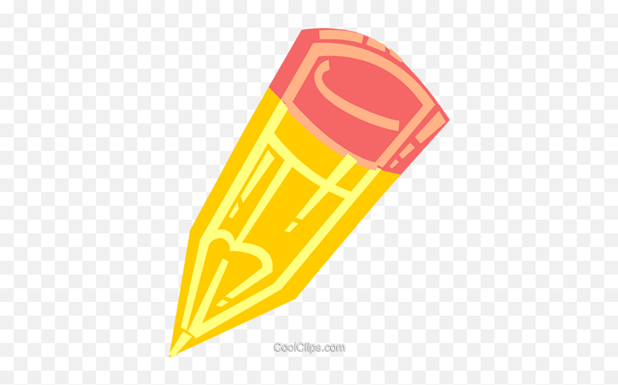 Yellow Pencil Royalty Free Vector Clip Art Illustration Emoji,Emojis For Vc