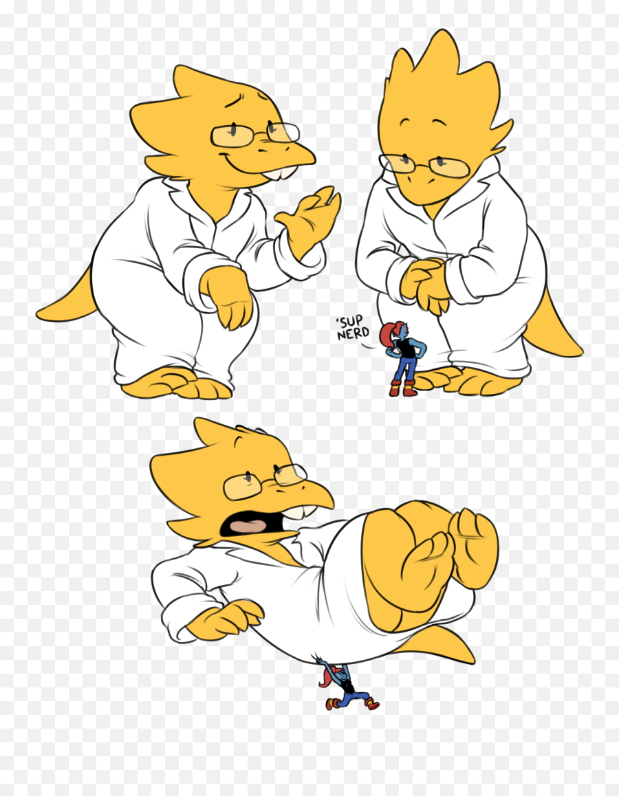 Giant Alphys - Undertale Giant Alphys Transparent Png Free Emoji,Steam Undertale Emoticon Papyrus