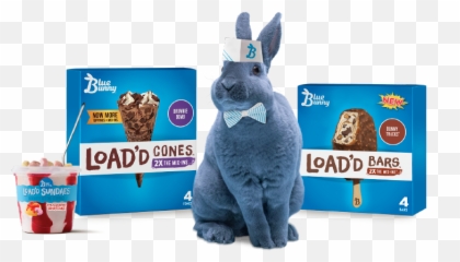 Heart Of Fun - Blue Bunny Emoji,Sitting Rabbit Emoticon