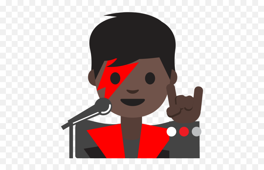 U200d Singer Man With Dark Skin Tone Emoji,Devil Horns Tan Skin Emoji