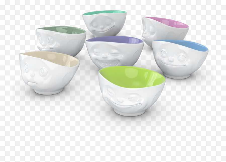 Bowls 7 - Piece Set Assorted Colors Inside 500 Ml 58products Emoji,Puddiing Emoji