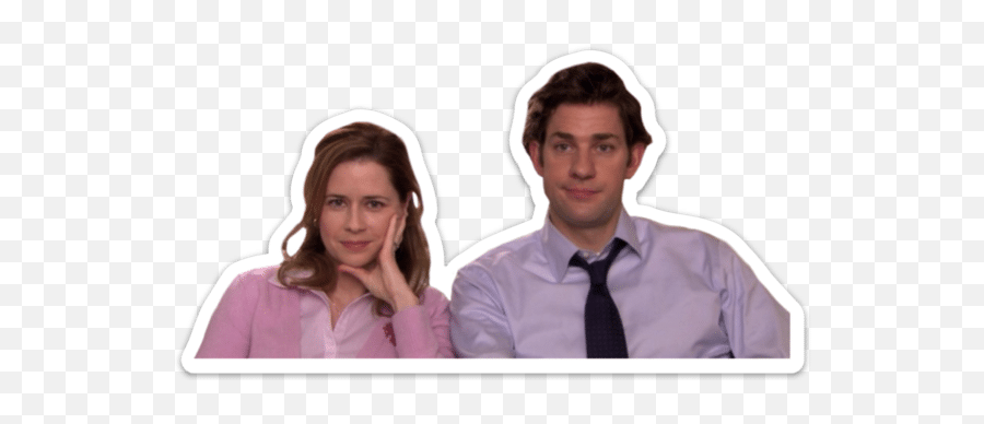 Jim And Pam Sticker Emoji,The Office Emojis
