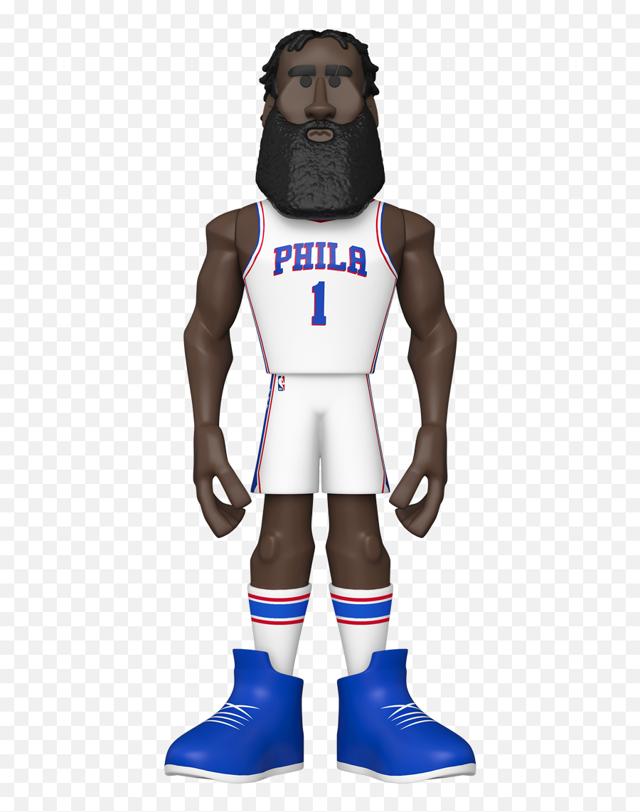 Gold 12 Nba 76ers - James Harden With Chase Walmart Exclusive Emoji,Woman With A Beard Iphone Emoji