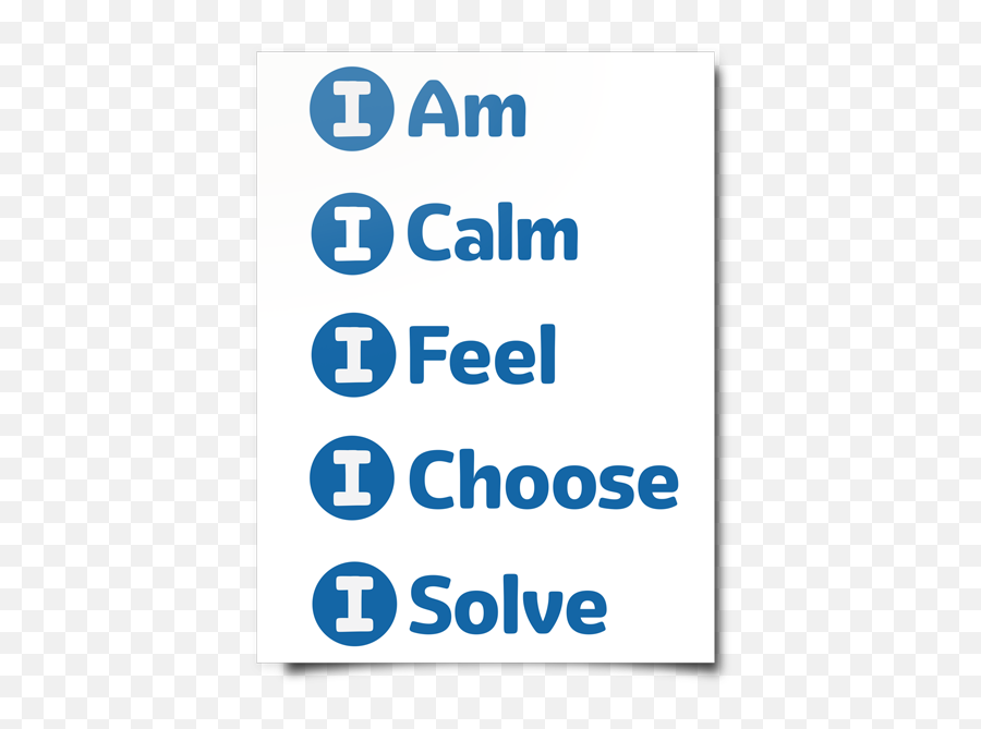 Resource Five Steps To Self - Regulation Icons Conscious Vertical Emoji,Self Regulate Emotions