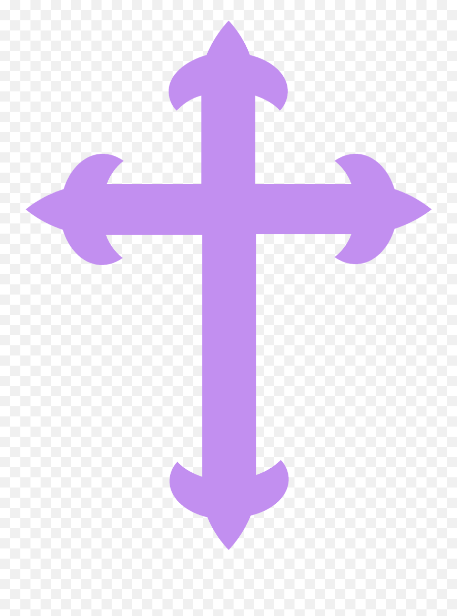 Latin Cross Emoji Clipart - Cross Made Of Iron,Christian Emojis Free