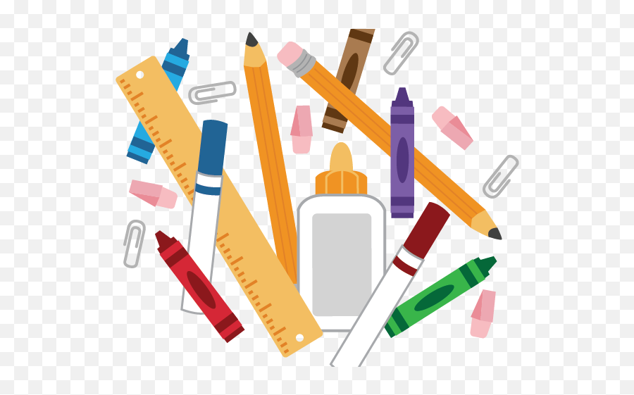 School - Transparent Arts And Craft Clipart Emoji,Emoji Teacher Supplies