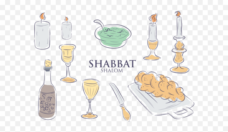 Free Shabbat Icons Vcetor - Download Free Vectors Clipart Shabbat Vector Emoji,Hanukah Emoji