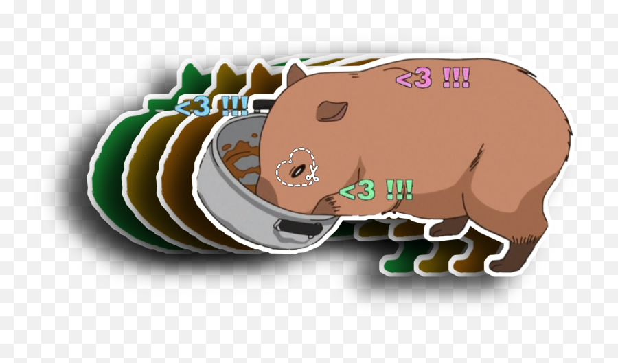 Discover Trending - Hippopotamus Emoji,Capybara Emoji