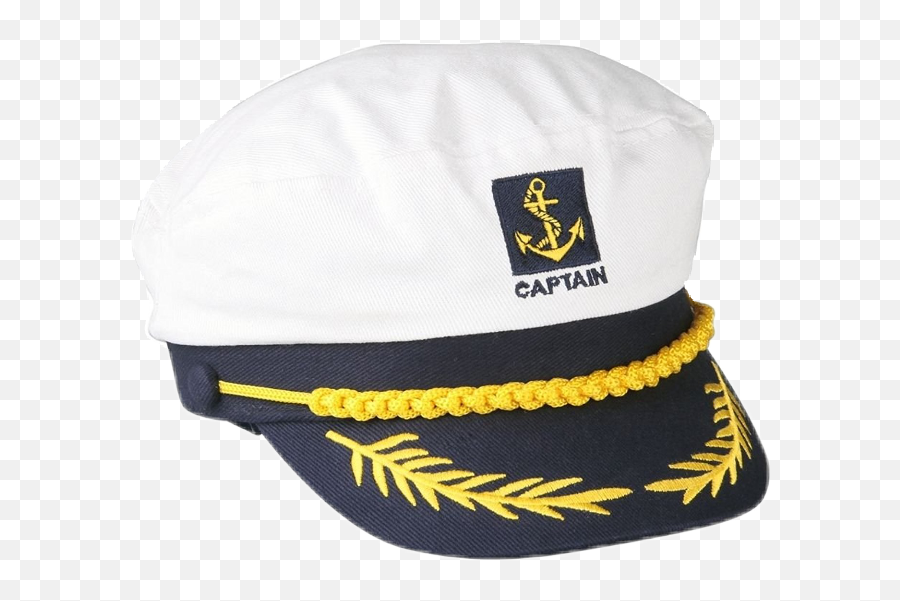 Hat Captain Sea Blue White Sticker - Captains Hat Transparent Background Emoji,Captain Hat Emoji